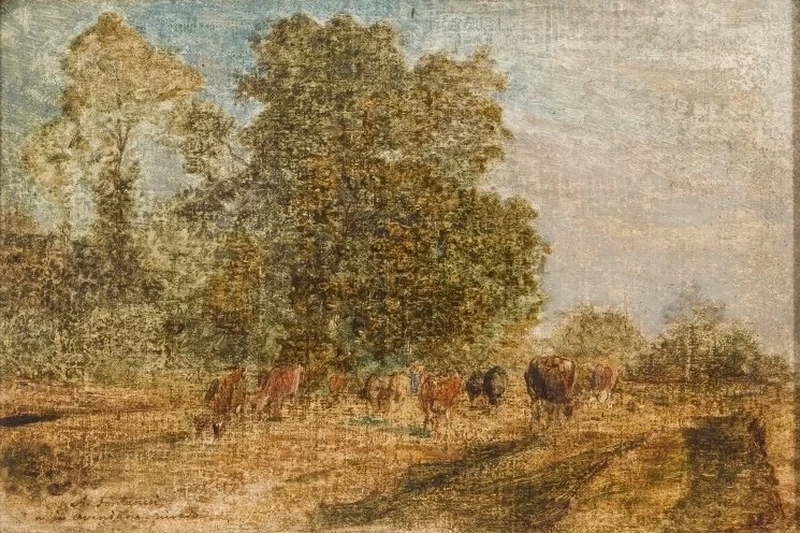 Paesaggio con armenti - Galleria d’Arte Moderna Ricci Oddi, Piacenza